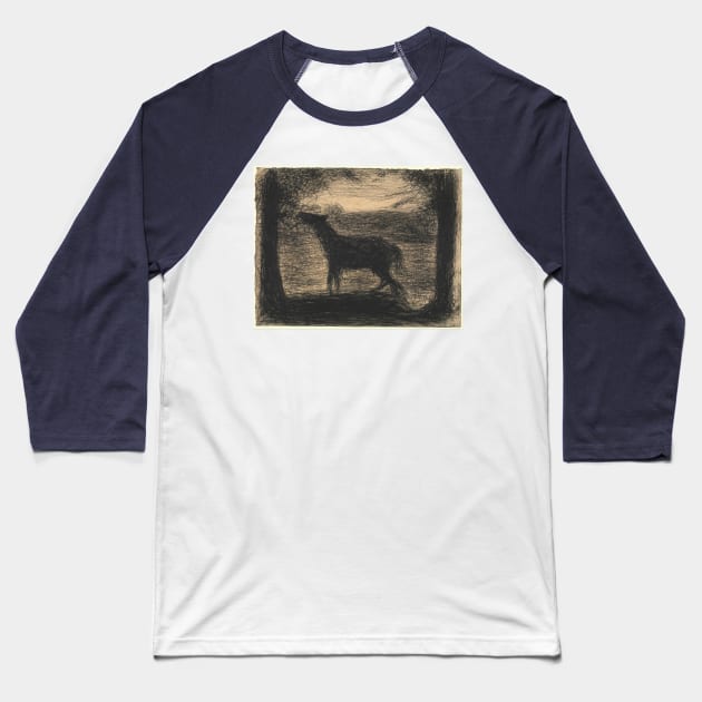 Foal (Le Poulain) [also called "The Colt"] Baseball T-Shirt by GeorgesSeurat